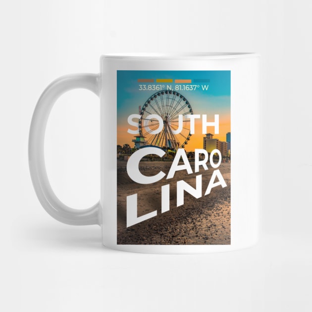 South Carolina Travel Poster by mardavemardave